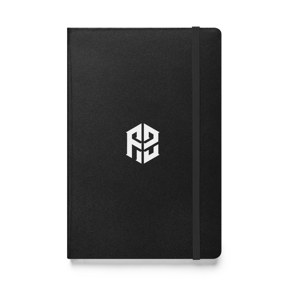 Aliyah Boston Logo Hardcover Notebook Black