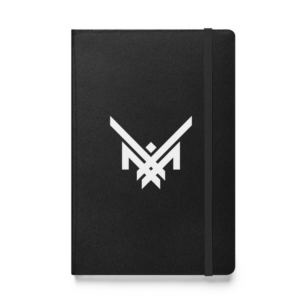 Maxx Crosby Logo Hardcover Notebook Black
