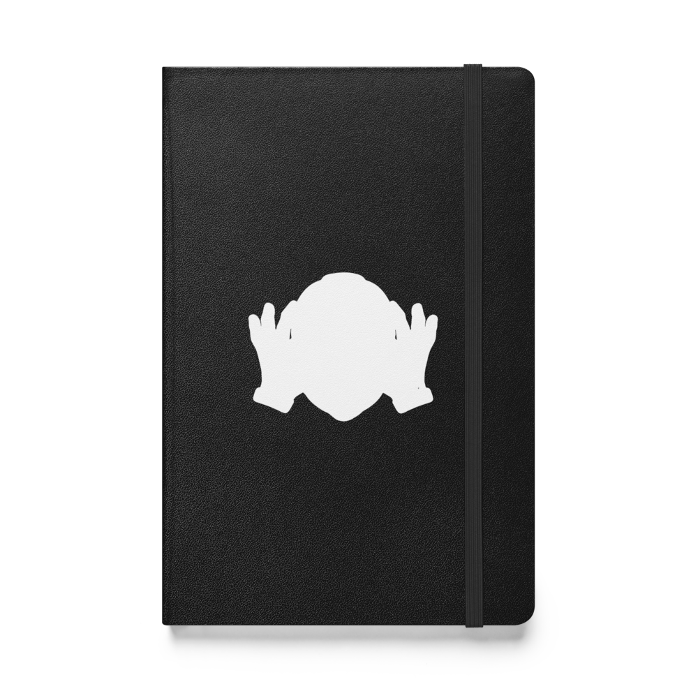test athlete 10 Logo Hardcover Notebook Black