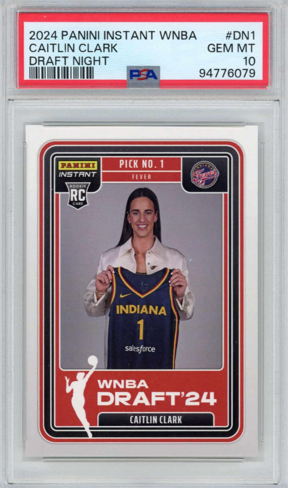 Caitlin Clark PSA COA