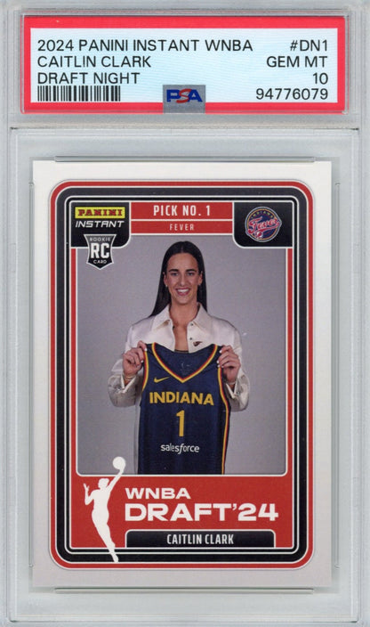 Caitlin Clark PSA COA