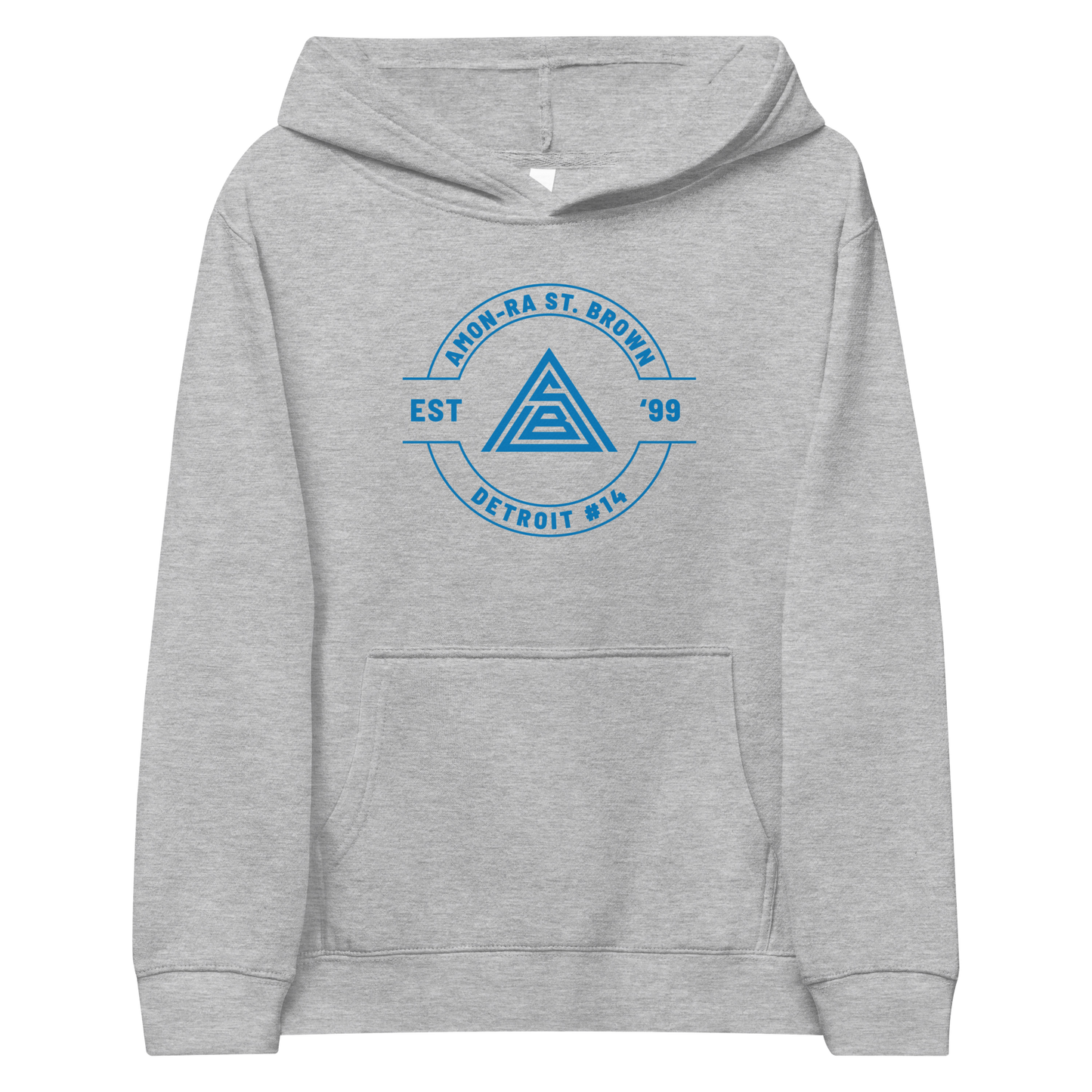 Amon-Ra St. Brown "Official Brand" Youth Hoodie Grey
