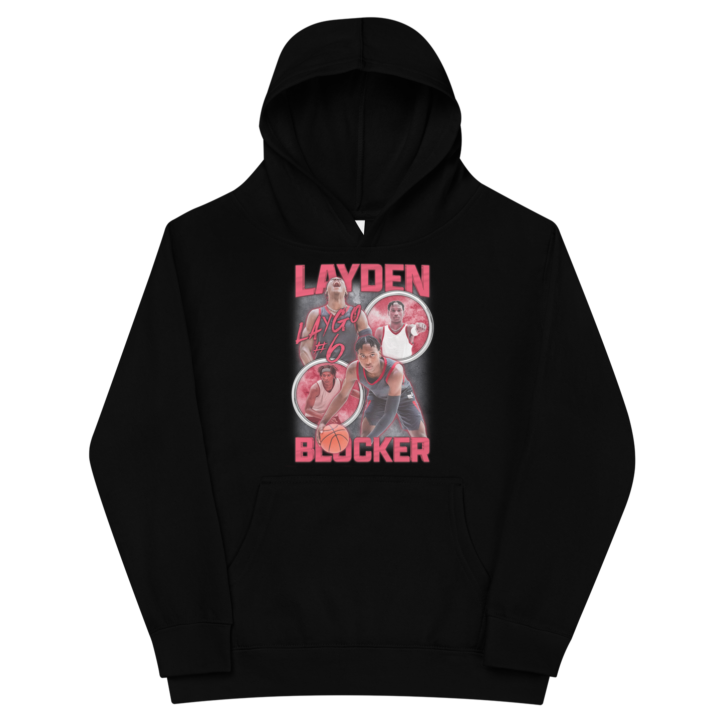 Layden Blocker "Collage V1" Youth Hoodie