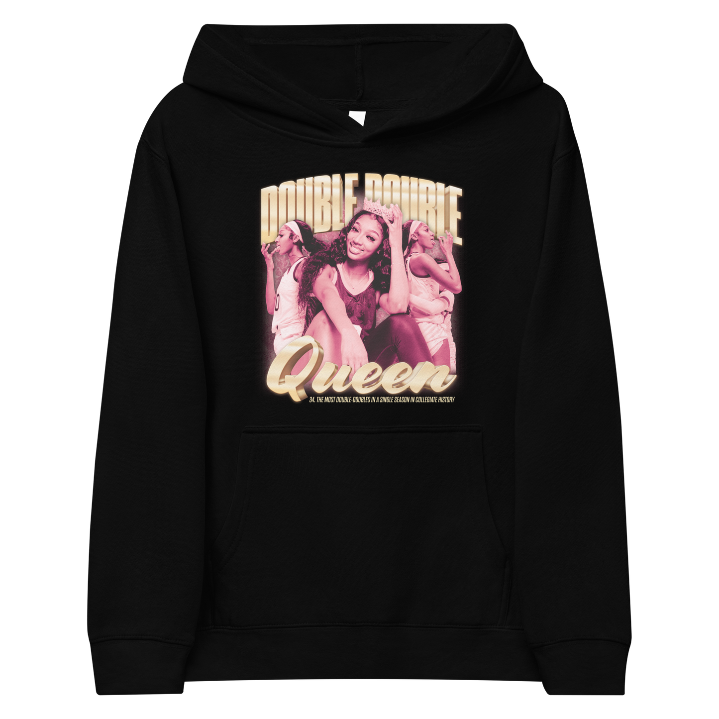 Angel Reese "Double-Double Queen" Youth Hoodie