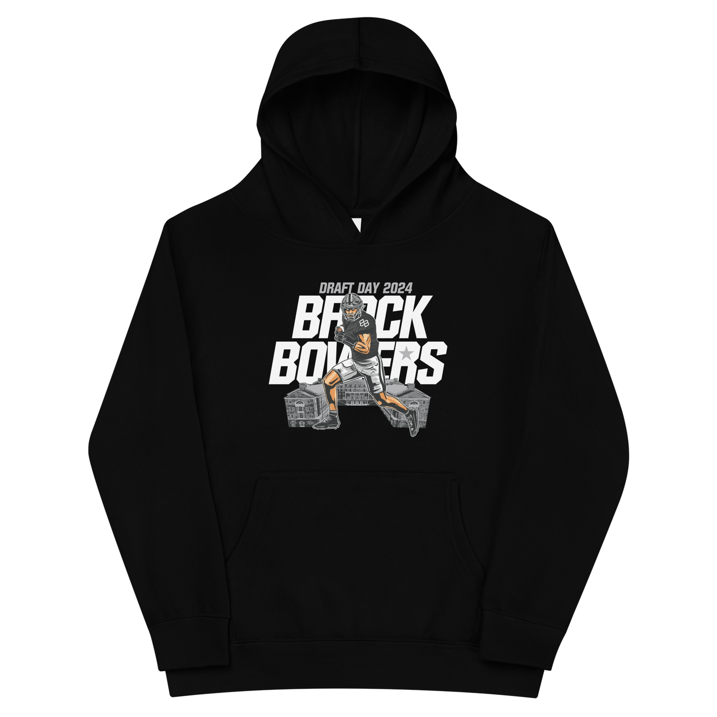 Brock Bowers "Draft Day" Youth Hoodie