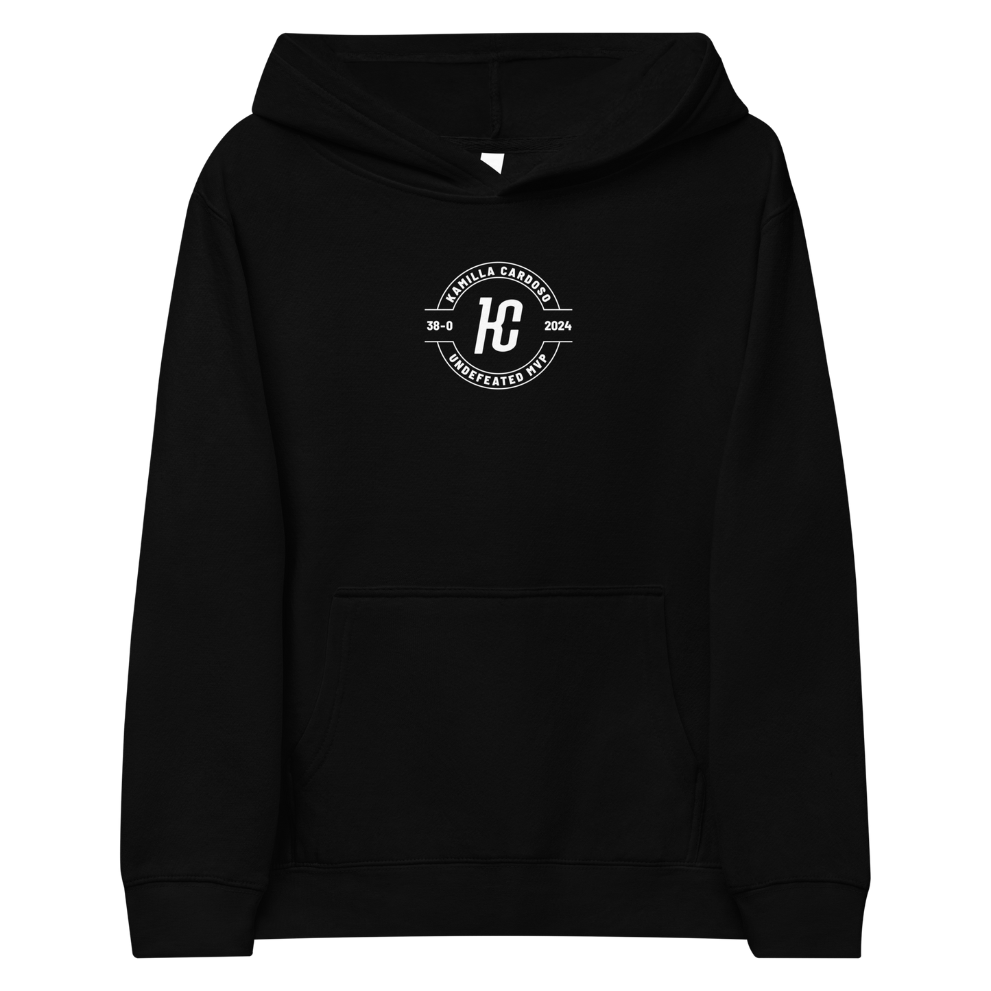 Kamilla Cardoso "Logo Badge" Youth Hoodie