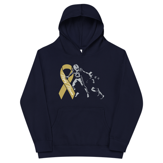 Kenny Moore II "Mighty Mason 2023" Youth Hoodie Navy