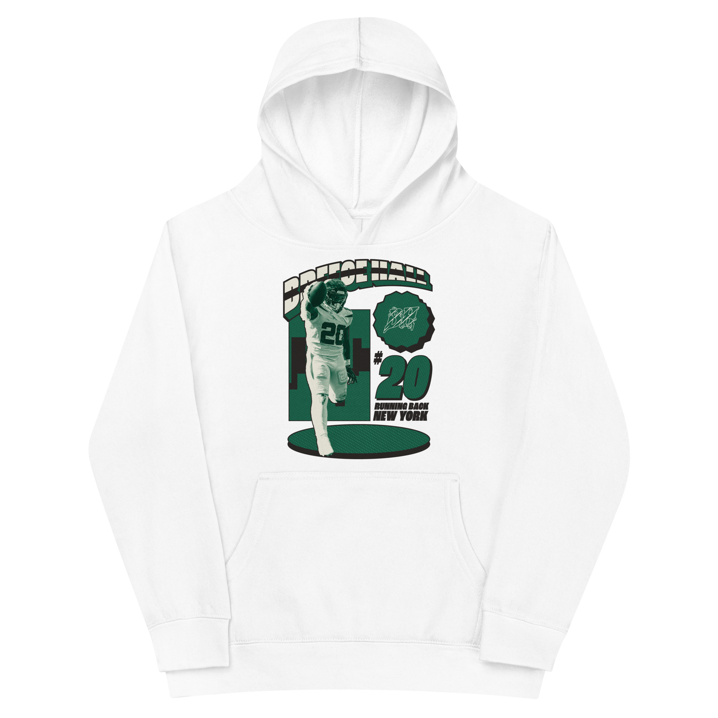 Breece Hall "Retro" Youth Hoodie
