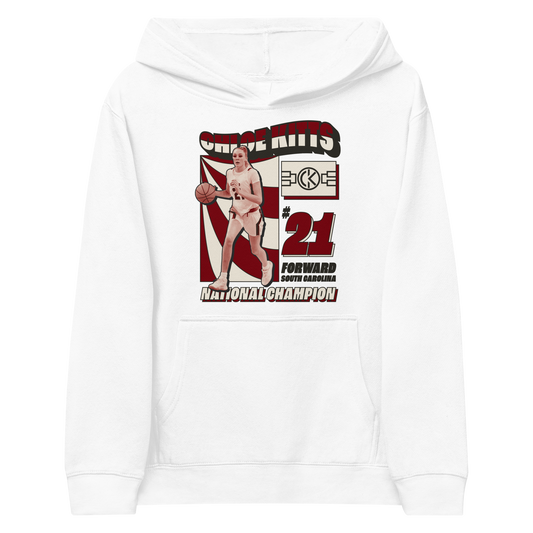 Chloe Kitts "National Champion" Youth Hoodie White