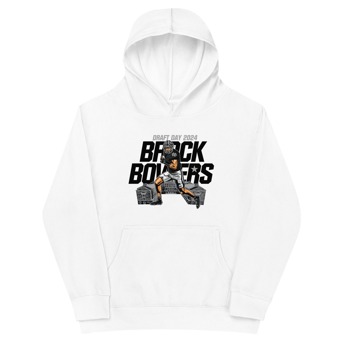 Brock Bowers "Draft Day" Youth Hoodie