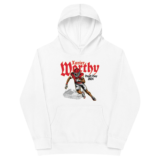Xavier Worthy “Draft Day” Youth Hoodie