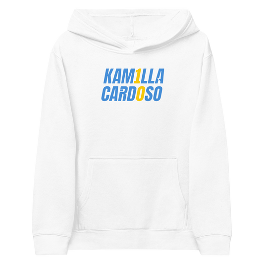 Kamilla Cardoso "Logo Lockup" Youth Hoodie