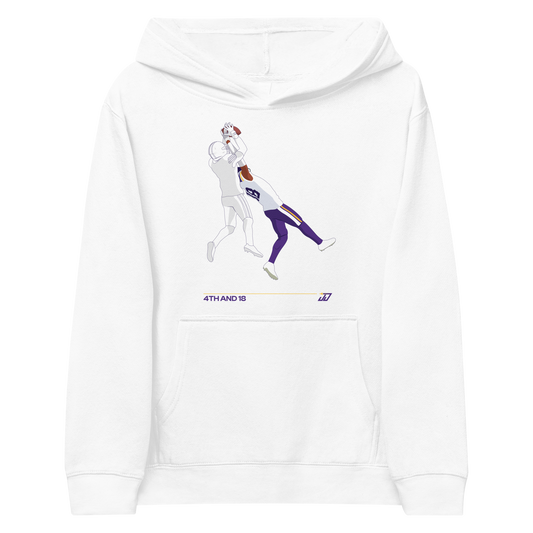 Justin Jefferson "4th & 18" Youth Hoodie