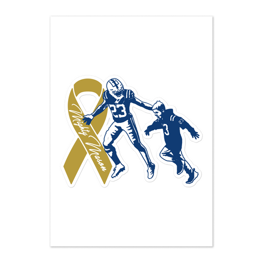 Kenny Moore II "Mighty Mason" Sticker Sheet