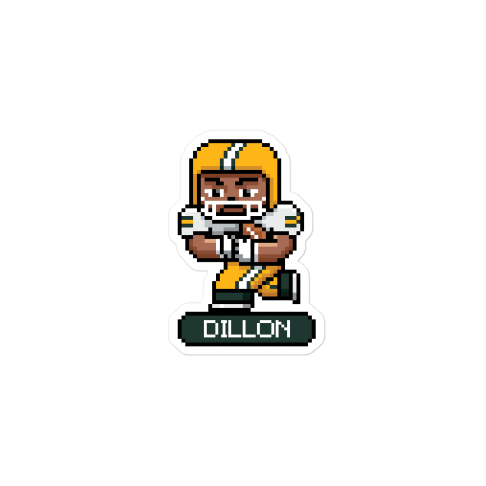 AJ Dillon "8-Bit" Sticker