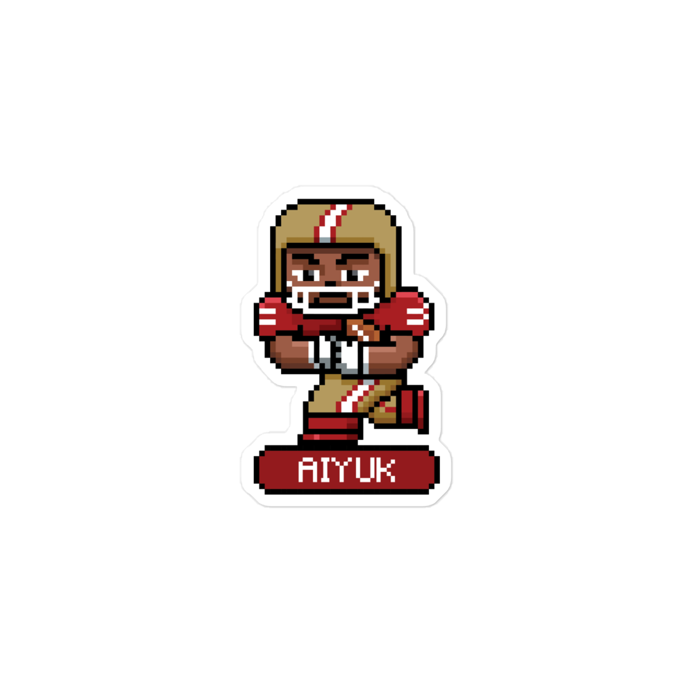 Brandon Aiyuk "8-Bit" Sticker