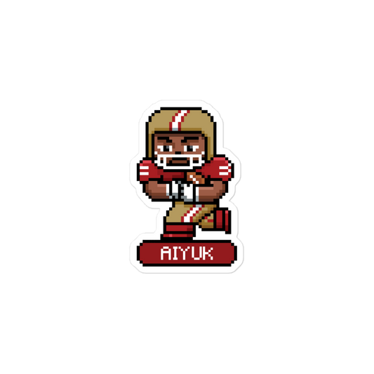 Brandon Aiyuk "8-Bit" Sticker