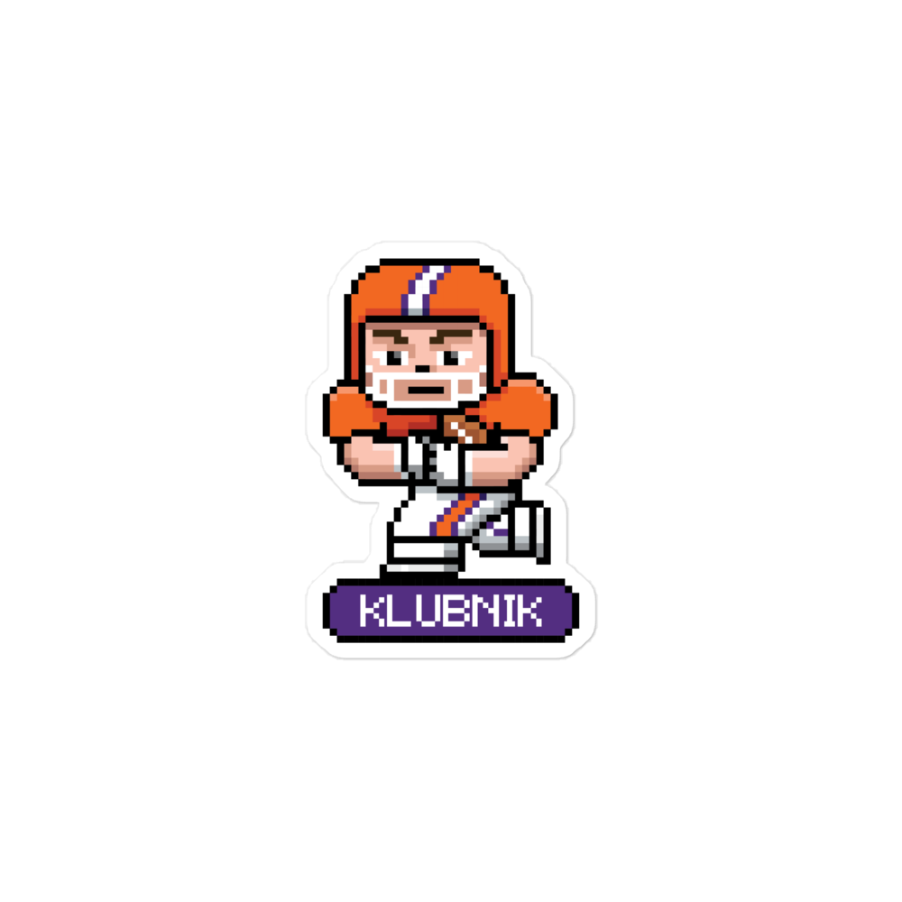 Cade Klubnik "8-Bit" Sticker