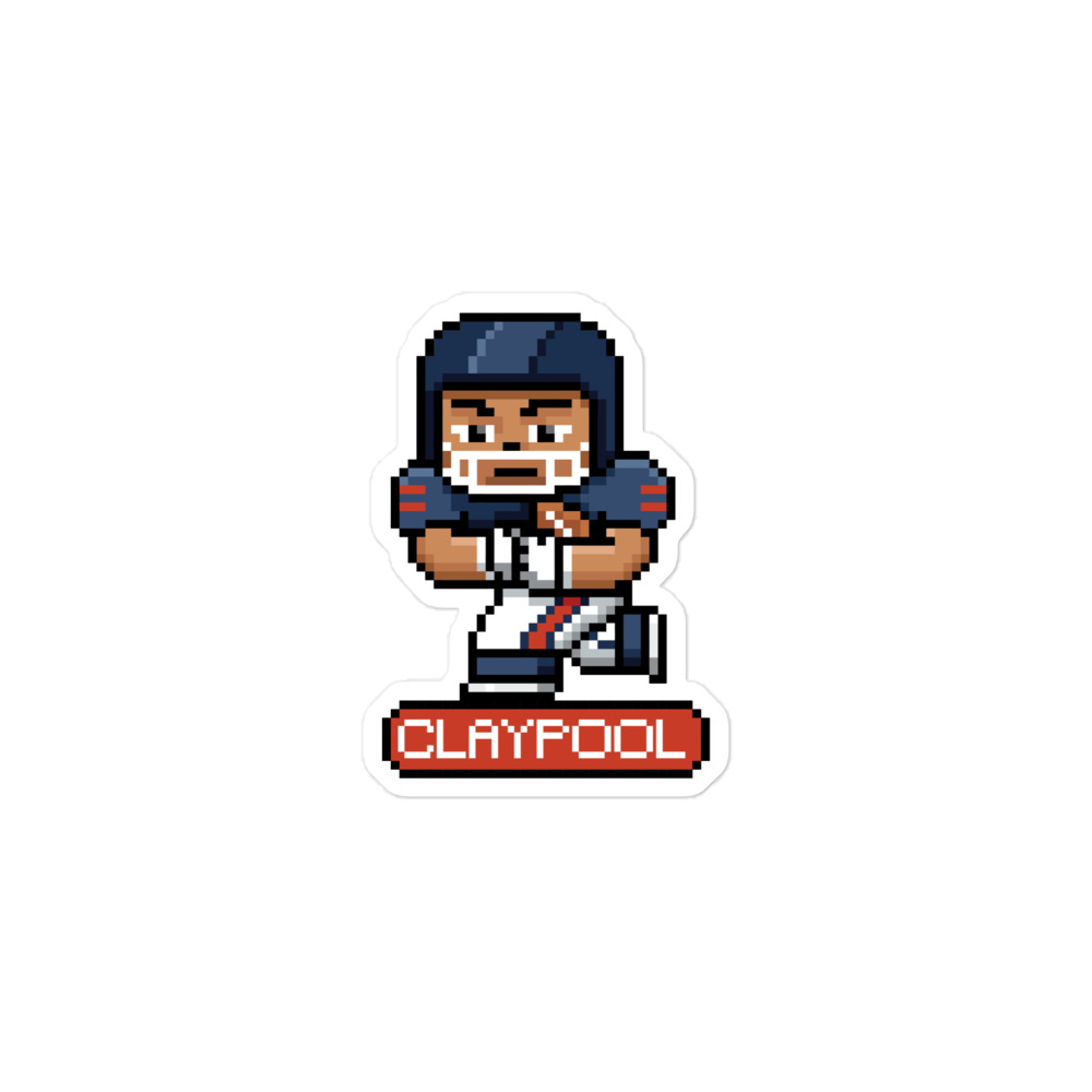 Chase Claypool "8-Bit" Sticker