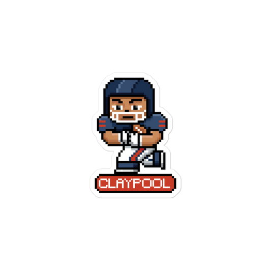 Chase Claypool "8-Bit" Sticker