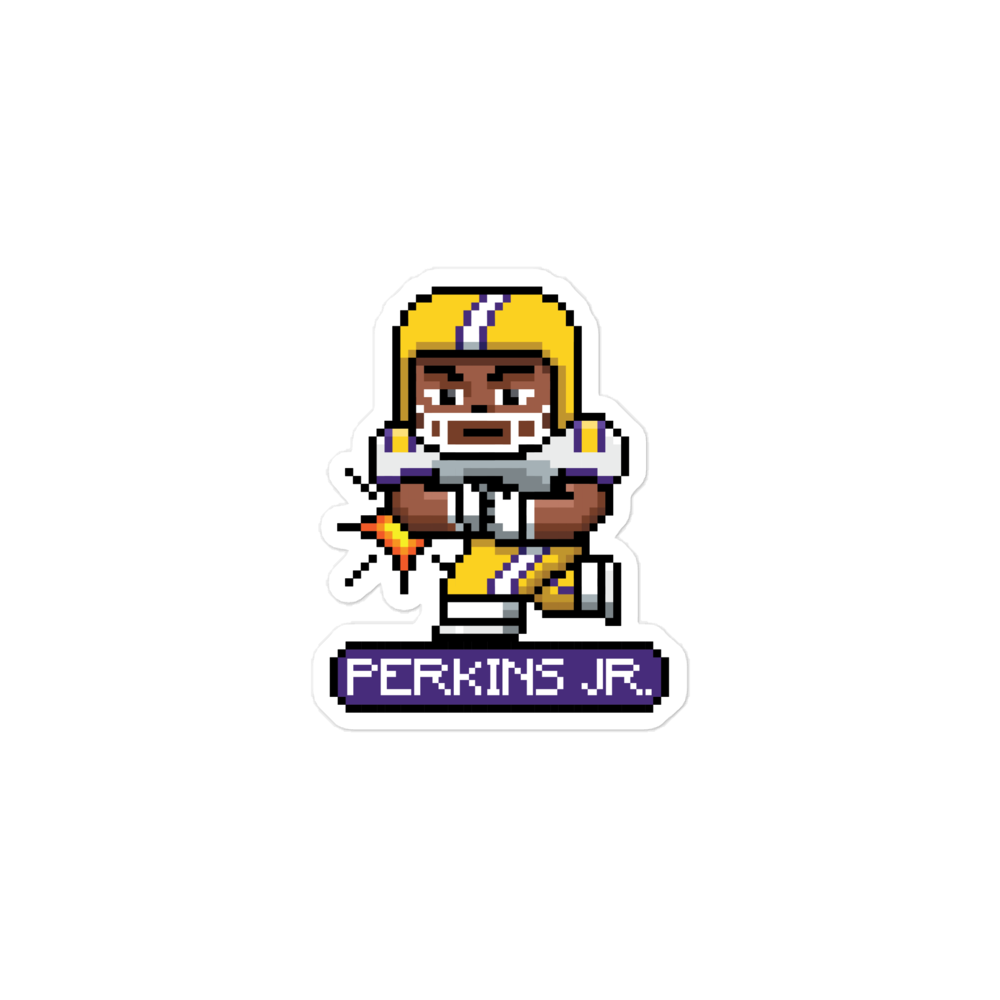 Harold Perkins Jr. "8-Bit" Sticker