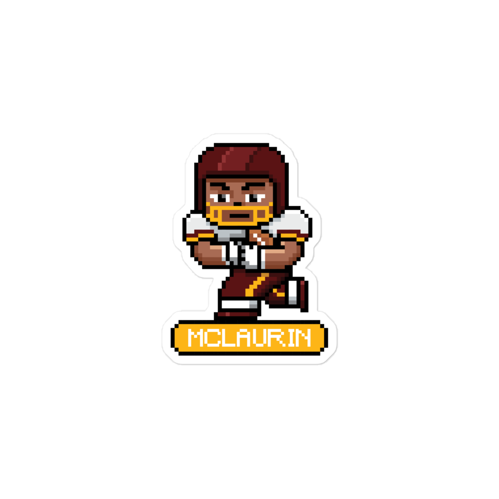 Terry McLaurin "8-Bit" Sticker