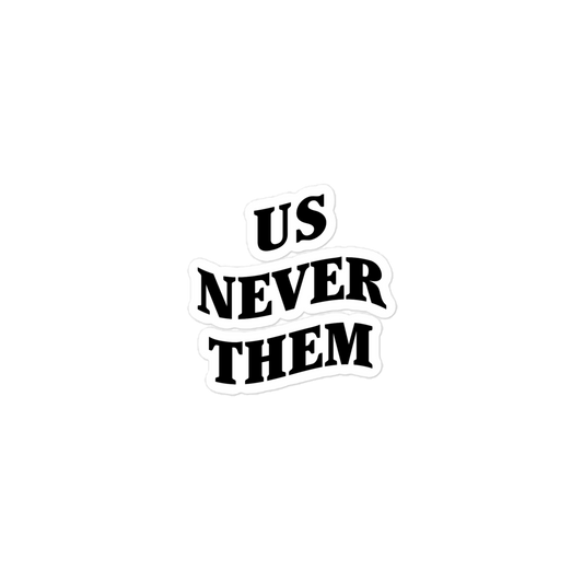Terry McLaurin Us Never Them Die-Cut Sticker
