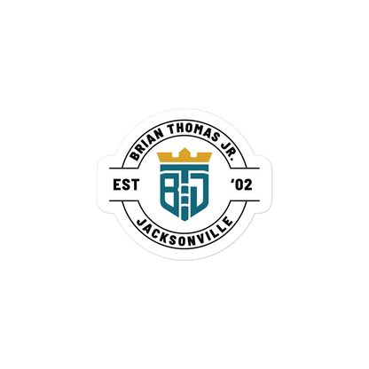 Brian Thomas Jr. “Logo Badge" Sticker