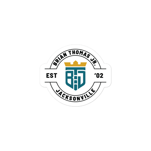 Brian Thomas Jr. “Logo Badge" Sticker