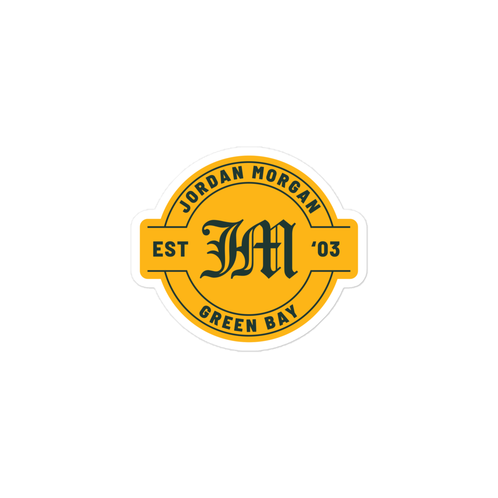 Jordan Morgan "Logo Badge" Sticker