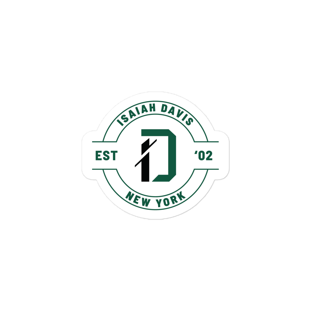 Isaiah Davis "Logo Badge" Sticker