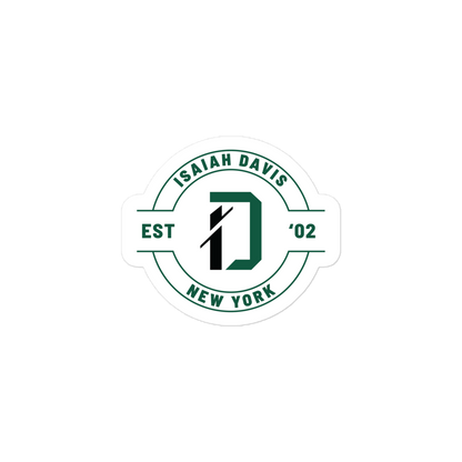 Isaiah Davis "Logo Badge" Sticker