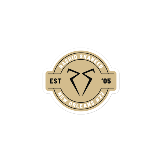 Rashid Shaheed "Logo Badge" Sticker