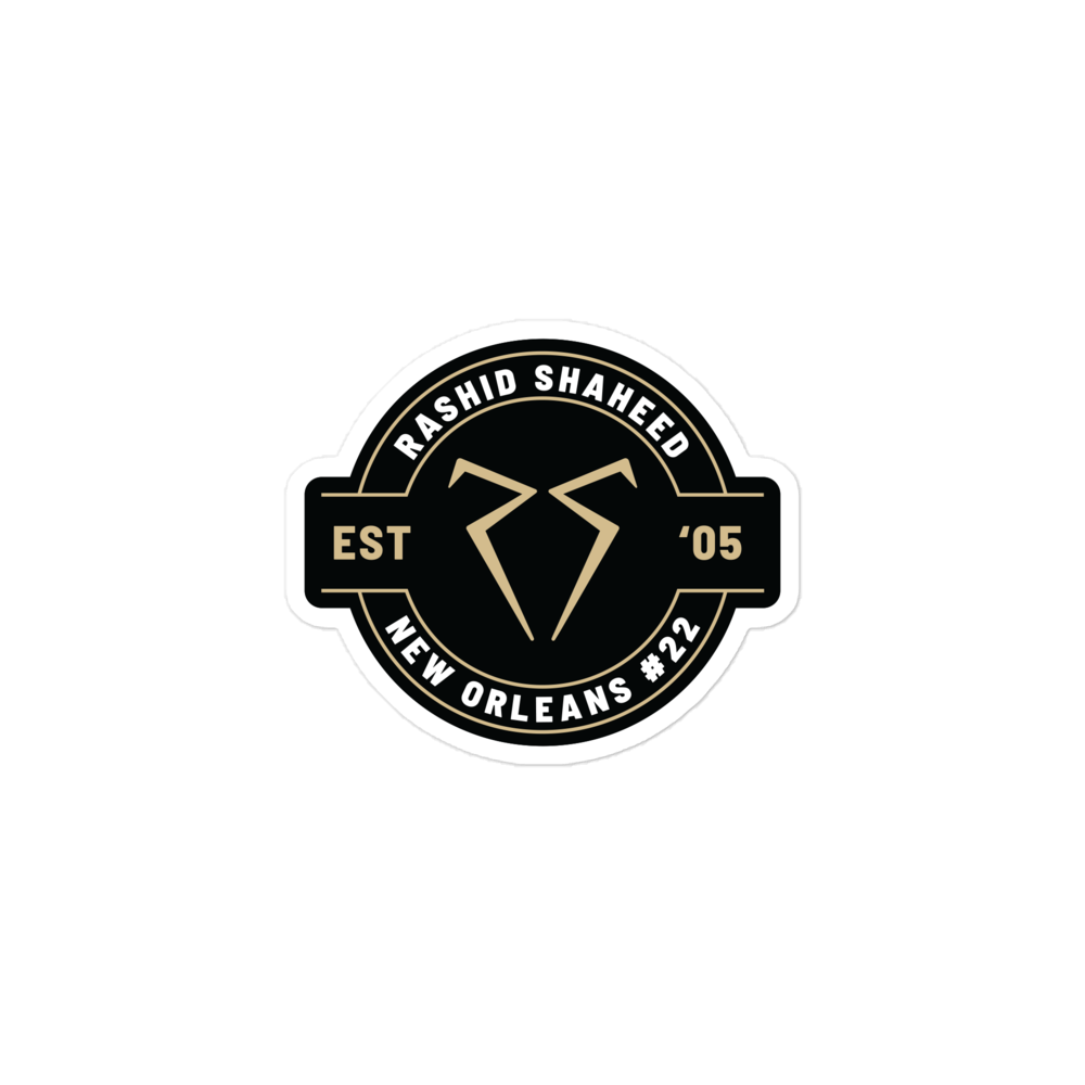Rashid Shaheed "Logo Badge" Sticker