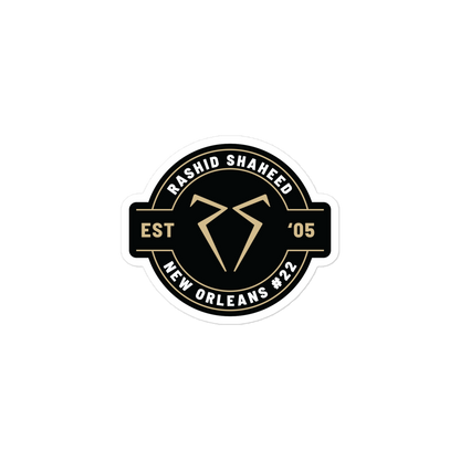 Rashid Shaheed "Logo Badge" Sticker