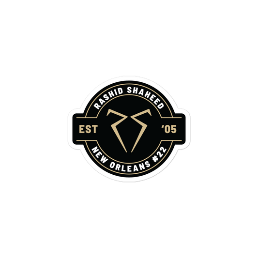 Rashid Shaheed "Logo Badge" Sticker