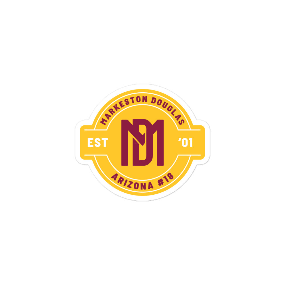 Markeston Douglas "Logo Badge" Sticker
