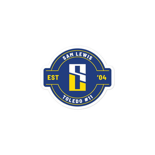 Sam Lewis "Logo Badge" Sticker