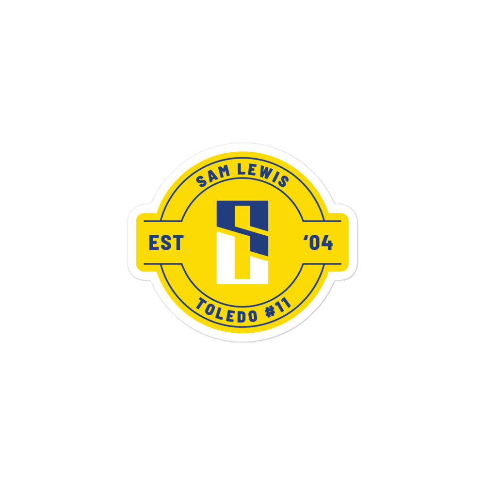 Sam Lewis "Logo Badge" Sticker