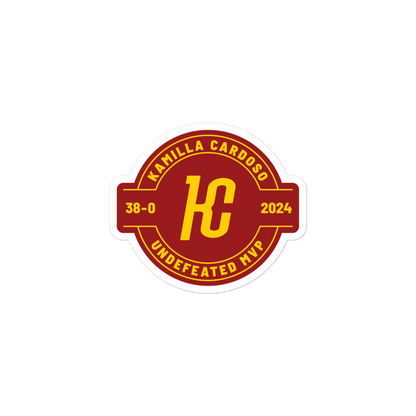 Kamilla Cardoso "Logo Badge" Sticker