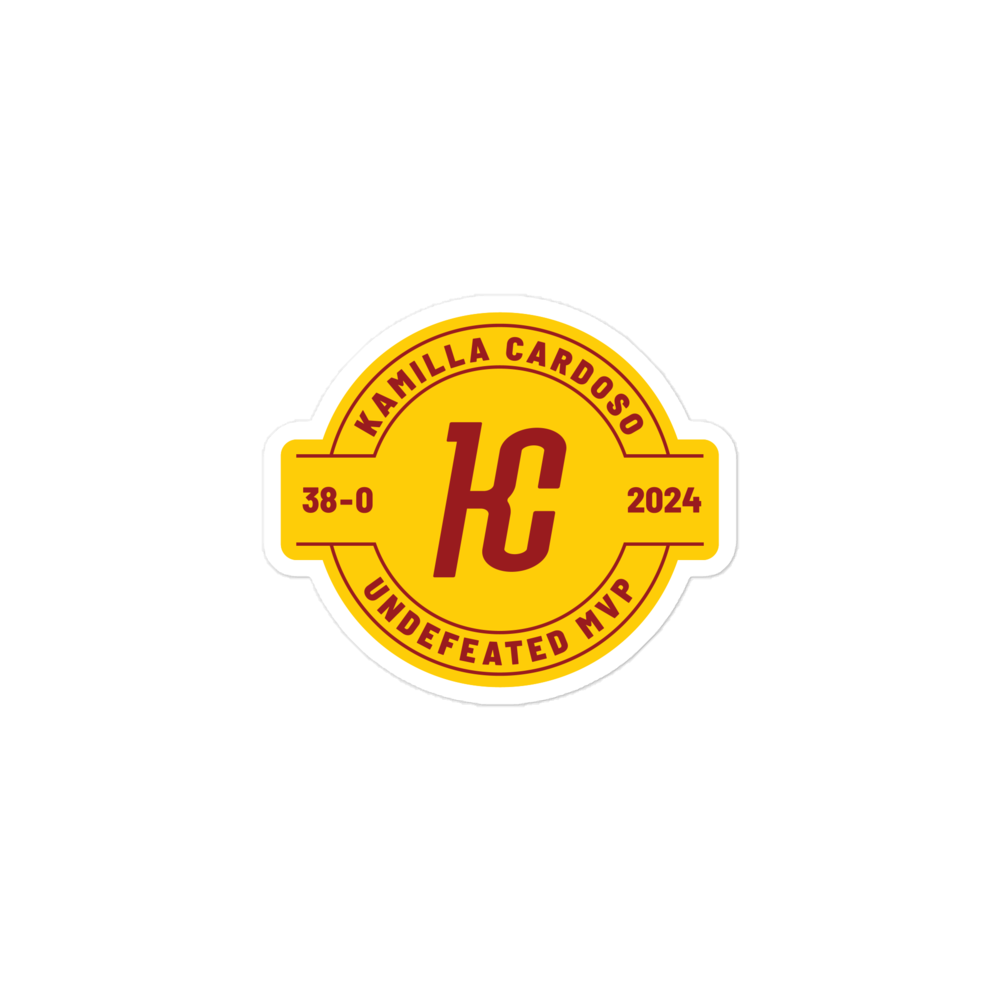 Kamilla Cardoso "Logo Badge" Sticker