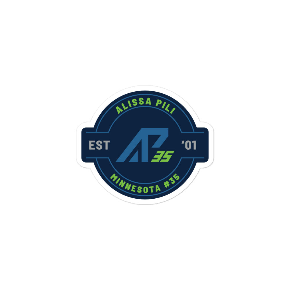 Alissa Pili "Logo Badge" Sticker