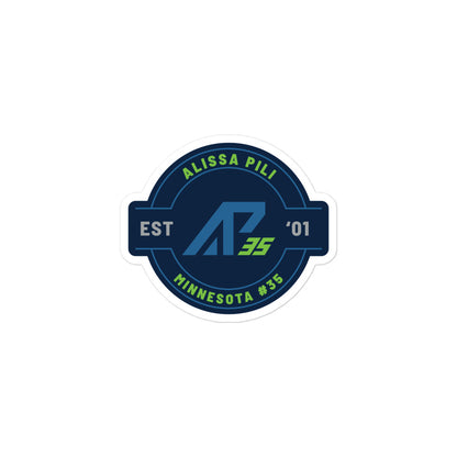 Alissa Pili "Logo Badge" Sticker