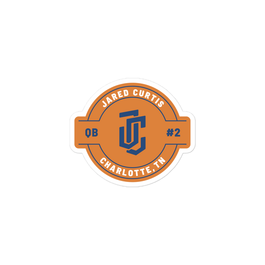 Jared Curtis "Logo Badge" Sticker