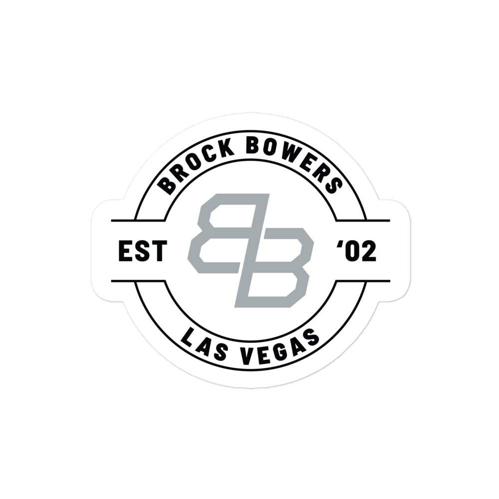 Brock Bowers "Logo Badge" Sticker
