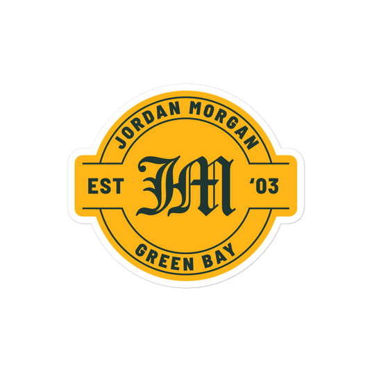 Jordan Morgan "Logo Badge" Sticker