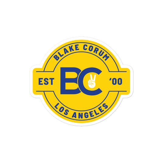 Blake Corum "Logo Badge" Sticker