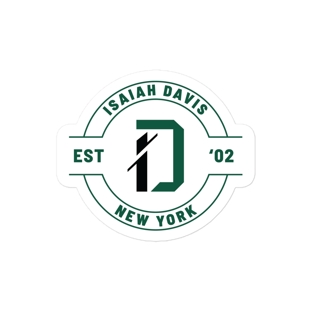 Isaiah Davis "Logo Badge" Sticker