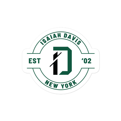 Isaiah Davis "Logo Badge" Sticker