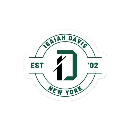 Isaiah Davis "Logo Badge" Sticker